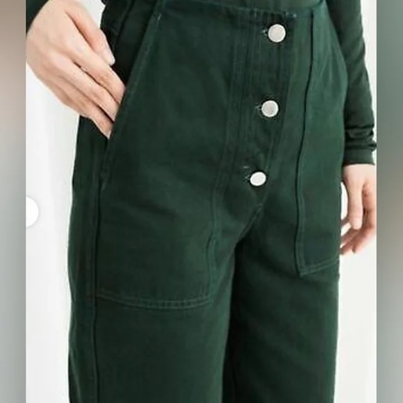 Stockholm Atelier & Other Stories Forest Green Trousers - Picture 2 of 6